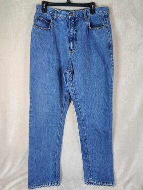 Vintage Bugle Boy Jeans Women's Size 18 Medium Wash Denim Y2K 90's